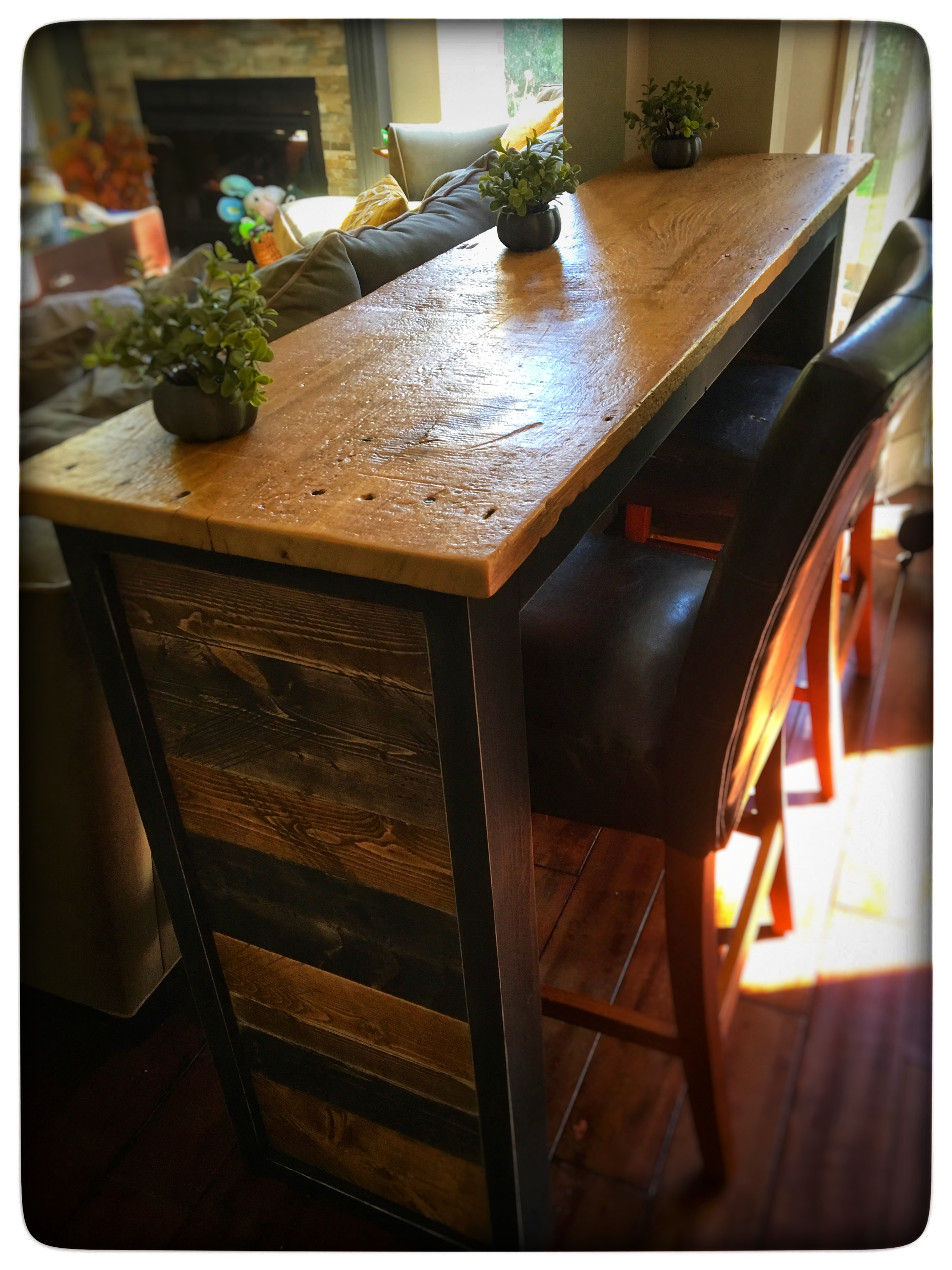 How to Build a Barn Wood Bar